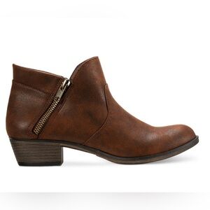 SUN + STONEAbby Double Zip Booties,